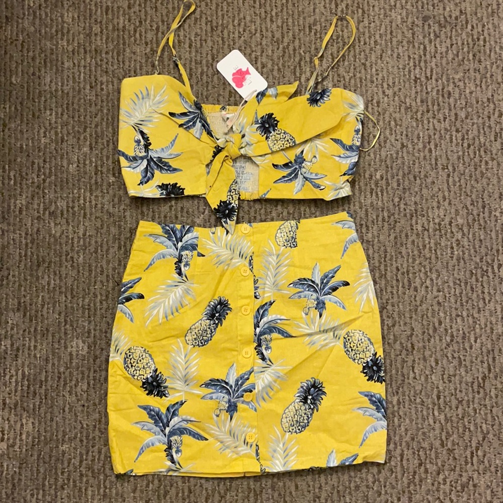 Tropical Floral Matching Set